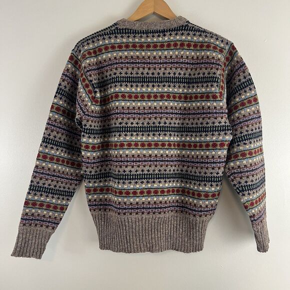 Vintage Scottish Wool Fair isle Sweater - Picture 5 of 7
